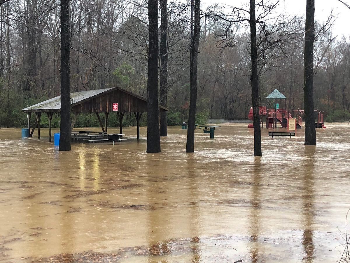 Flooded Lois Jackson Park